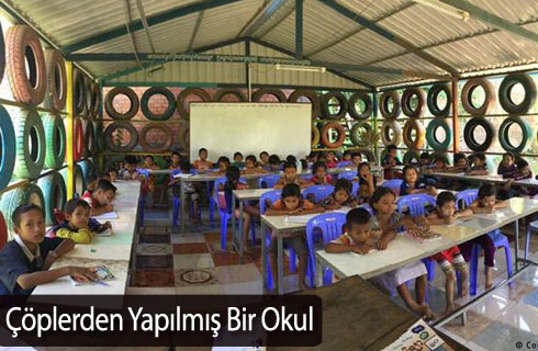 coplerden yapilmis okul 2017haber