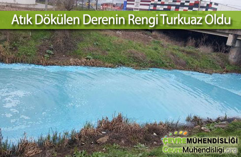 atik dokulen derenin rengi turkuaz oldu 2018haber
