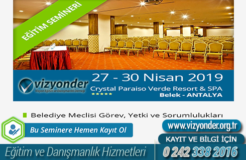 Belediye meclisi egitim 2019