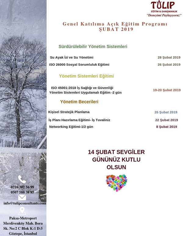genel katilim egitim programi subat 2019