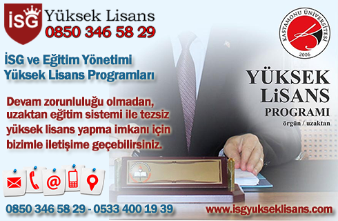 isg yuksek lisansi 2019 haber