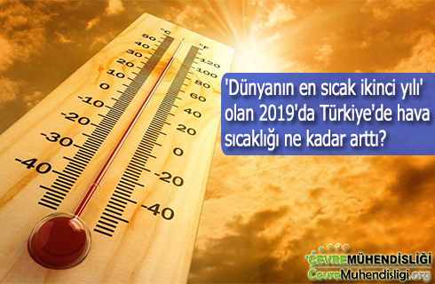 dunyanin en sicak ikinci yili olan 2019 da turkiye de hava sicakligi ne kadar artti 2020