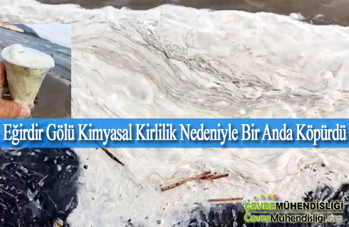 egirdir golu bir anda kopurdu