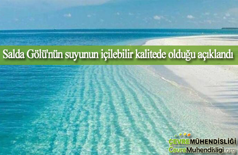 salda golunun suyu icilebilir kalitede