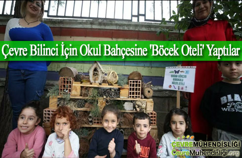 cevre bilinci icin bocek oteli yaptilar