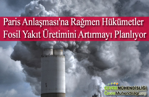 paris anlasmasina ragmen hukumetler fosil yakit uretimini artirmayi planliyor