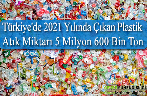 2021 yilinda cikan plastik atik miktari 5 milyon 600 bin ton