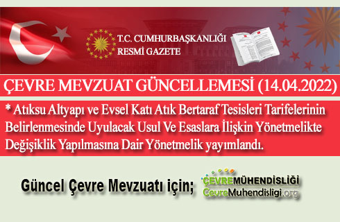 cevre mevzuat guncellemesi 14 04 2022