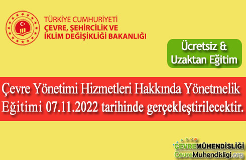 cevre yonetimi hizmetleri yonetmelik egitimi
