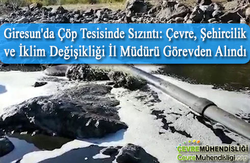 giresunda cop tesisinde sizinti