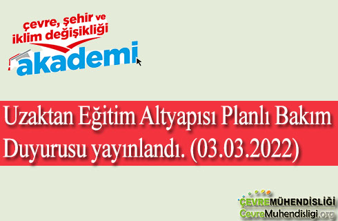 planli bakim duyurusu