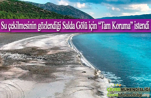 salda golunun suyu cekiliyor