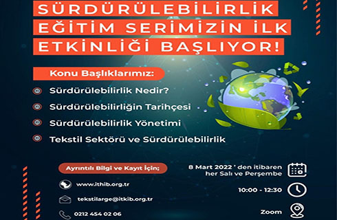 tekstil sektoru surdurulebilirlik donusumu sertifikali egitim programi