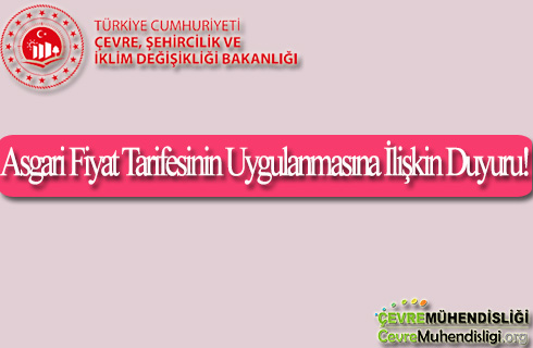 asgari fiyat tarifesi