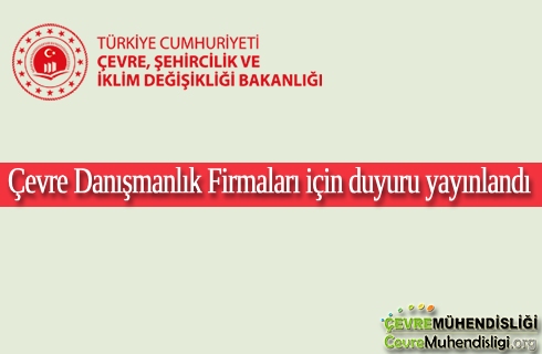 cevre danismanlik firmalari duyuru