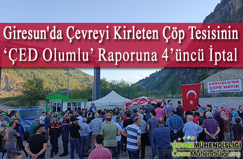 cevreyi kirleten tesisin ced raporuna iptal