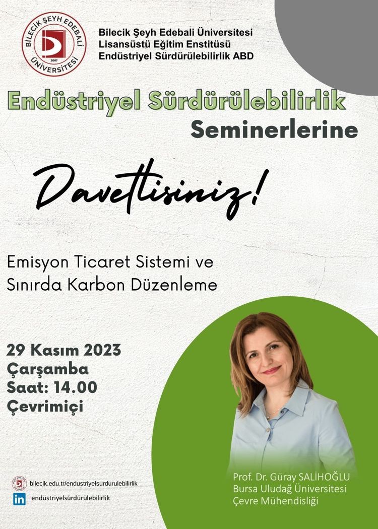 endustriyel surdurlebilirlik afis