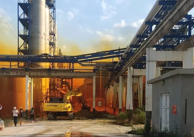 fabrikada nitrik asit sizintisi 1