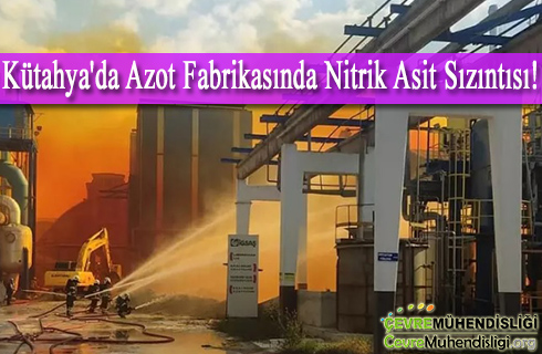 fabrikada nitrik asit sizintisi