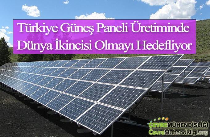 gunes paneli uretimindeki hedef