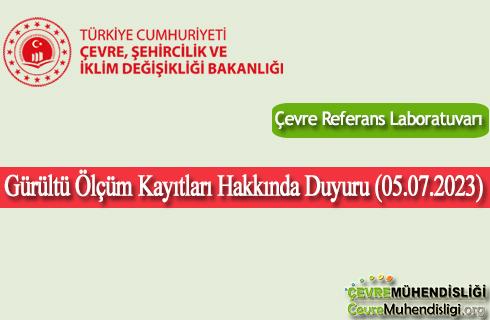 gurultu olcum kayitlari hakkinda duyuru