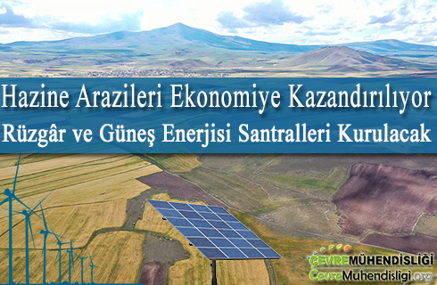 hazine arazilerine ruzgar ve gunes enerjisi santrali