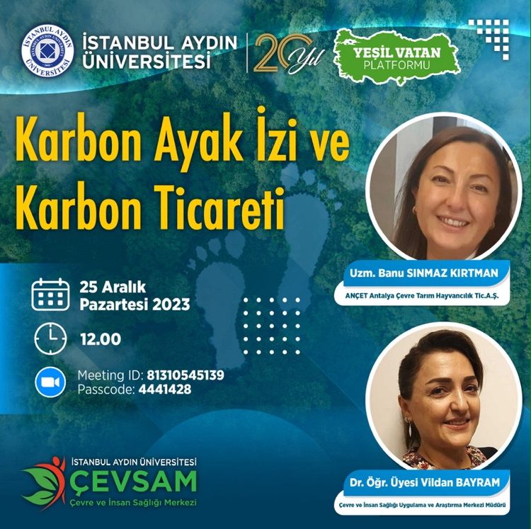 karbon ayak izi karbon ticareti afis