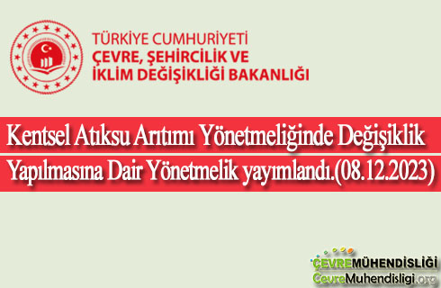 kentsel atiksu aritimi mevzuat