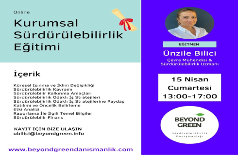 kurumsal surdurulebilirlik egitimi beyond