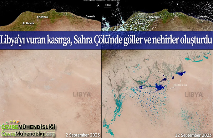 sahra colunde goller ve nehirler olustu