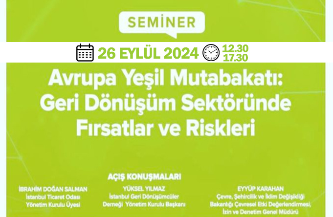 avrupa yesil mutabakati seminer