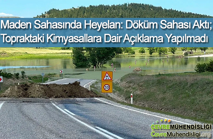 maden sahasinda heyelan