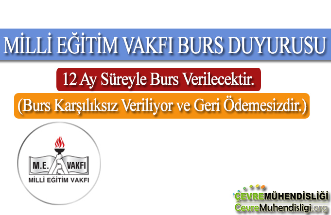 milli egitim vakfi bursu