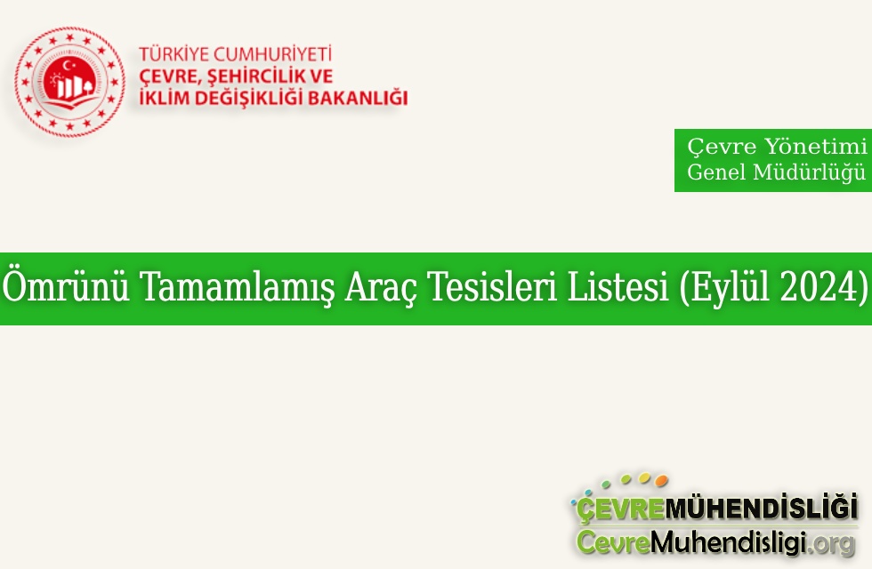 omrunu tamamlamis arac tesisleri listesi eylul 2024