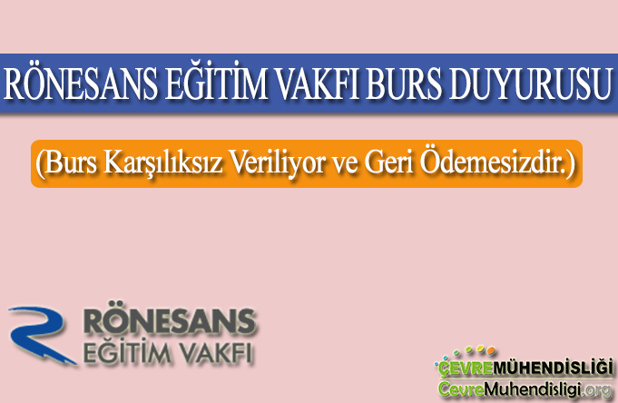 ronesans egitim vakfi bursu