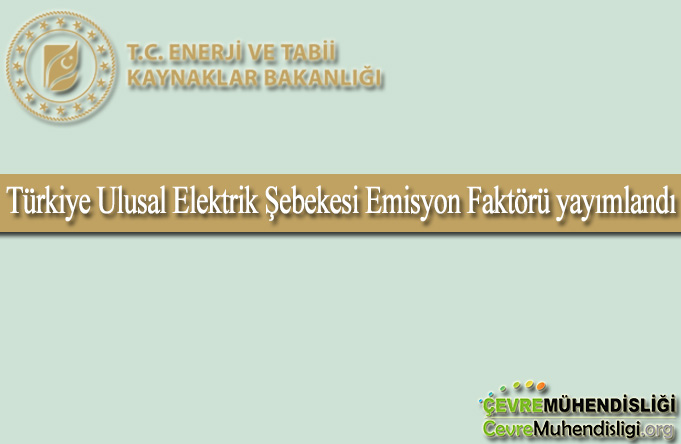 ulusal elektrik sebekesi emisyon faktoru