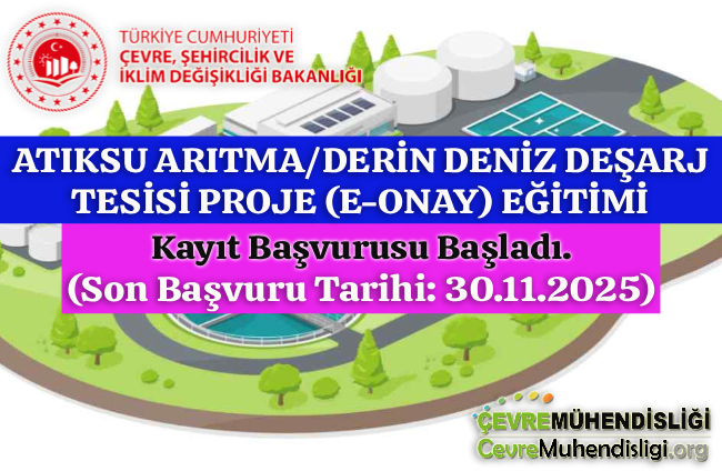 atiksu aritma derin deniz desarj tesisi proje onay egitimi