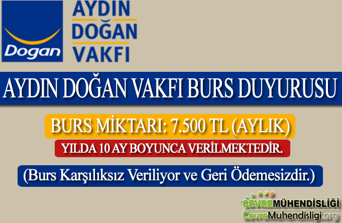 aydin dogan vakfi burs duyurusu 2025
