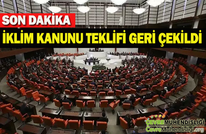 'İklim Kanunu Teklifi' geri çekildi
