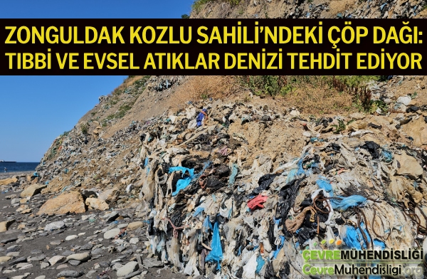 kozlu sahilindeki cop dagi