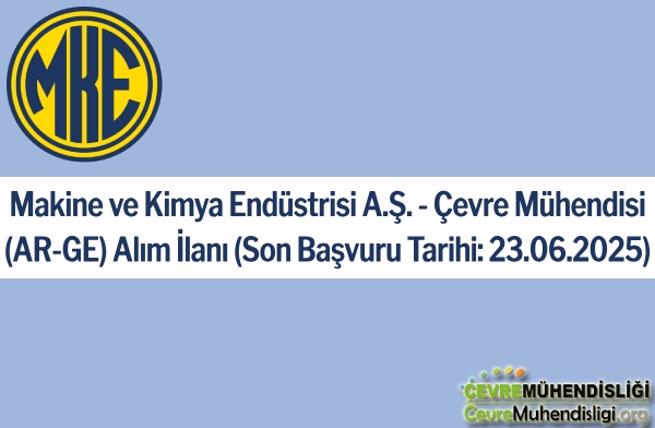 mke cevre muhendisi alim ilani