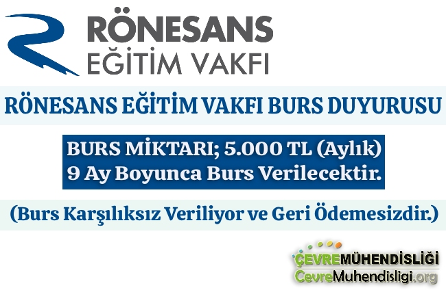ronesans egitim vakfi burs duyurusu 2025