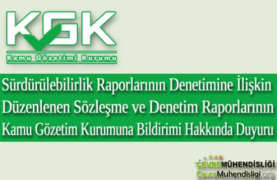 surdurulebilirlik raporlarinin denetimi duyuru