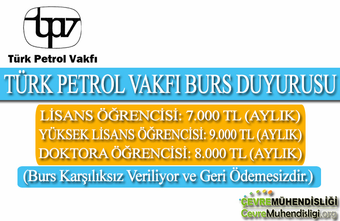 turk petrol vakfi burs duyurusu 2025