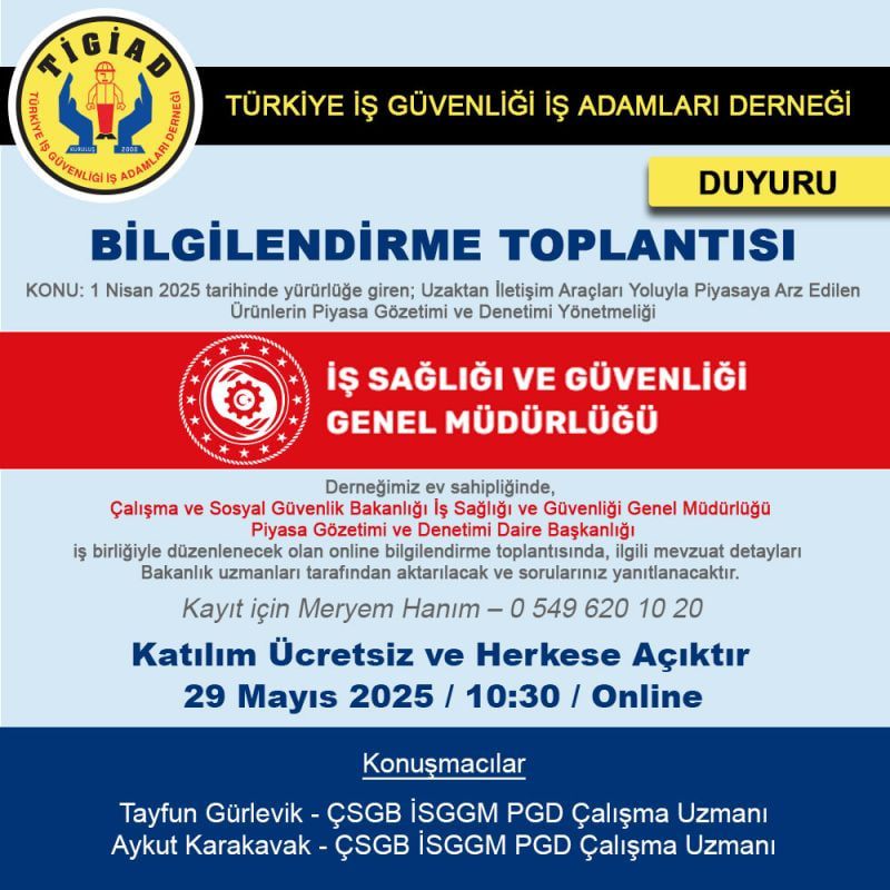 ucretsiz isg bilgilendirme toplantisi 1