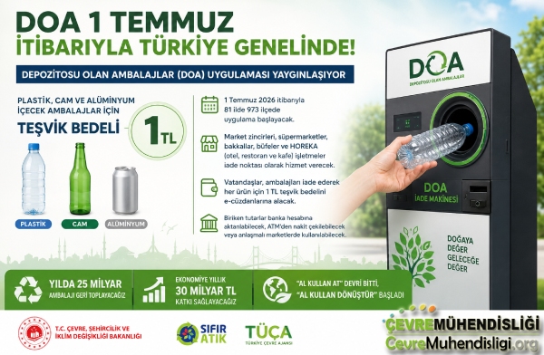 ♻️ Türkiye'de Geri Dönüşümde Yeni Dönem: 1 Temmuz'dan İtibaren Her DOA Ambalajı 1 TL Kazandıracak