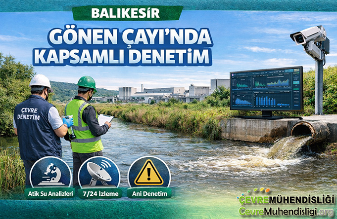 Gönen Çayı’nda Kirliliğe Sıkı Takip: 25 İşletmeye Ani Denetim, Aykırılığa 839 Bin TL Ceza