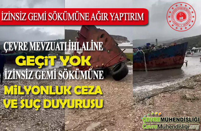 izinsiz gemi sokumune milyonluk ceza ve suc duyurusu