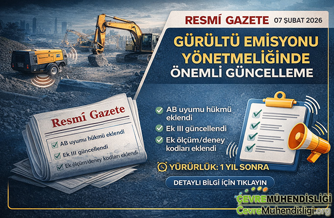 Açık Alanda Kullanılan Teçhizatın Gürültü Emisyonu Yönetmeliğinde Değişiklik (07.02.2026) – Ne Değişti, Kimleri Etkiliyor?
