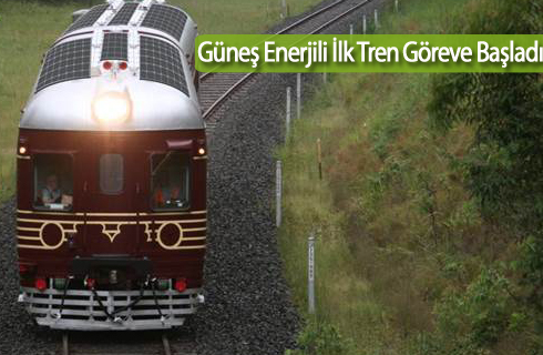 gunes enerjili ilk tren 2017haber